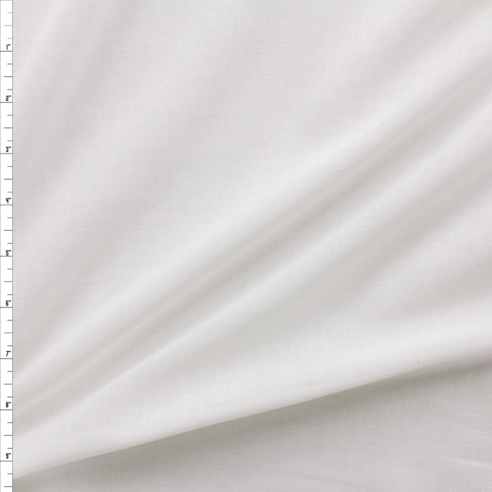 White Cotton Voile #27929 Fabric By The Yard
