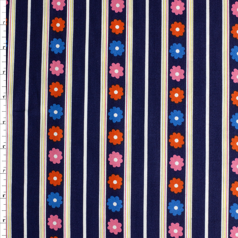 Penelope Fifty/Fifty Stripe Quilter’s Cotton From Alexander Henry #27978