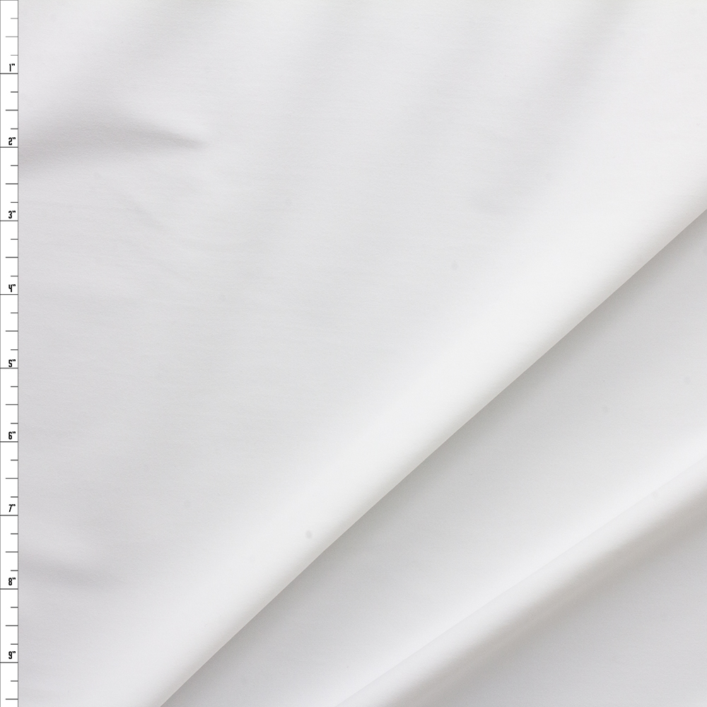 Warm White Matte Nylon/Spandex #27986 Fabric By The Yard