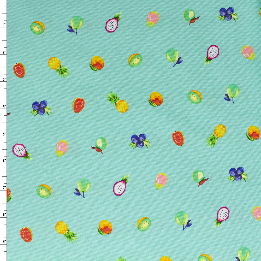 Mojito Forbidden Fruit Snacks Cotton Print By Tula Pink #28038 Fabric By The Yard