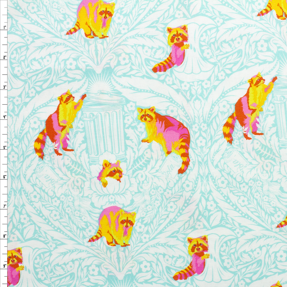 Glow One Man’s Trash Cotton Print By Tula Pink #28040 Fabric By The Yard
