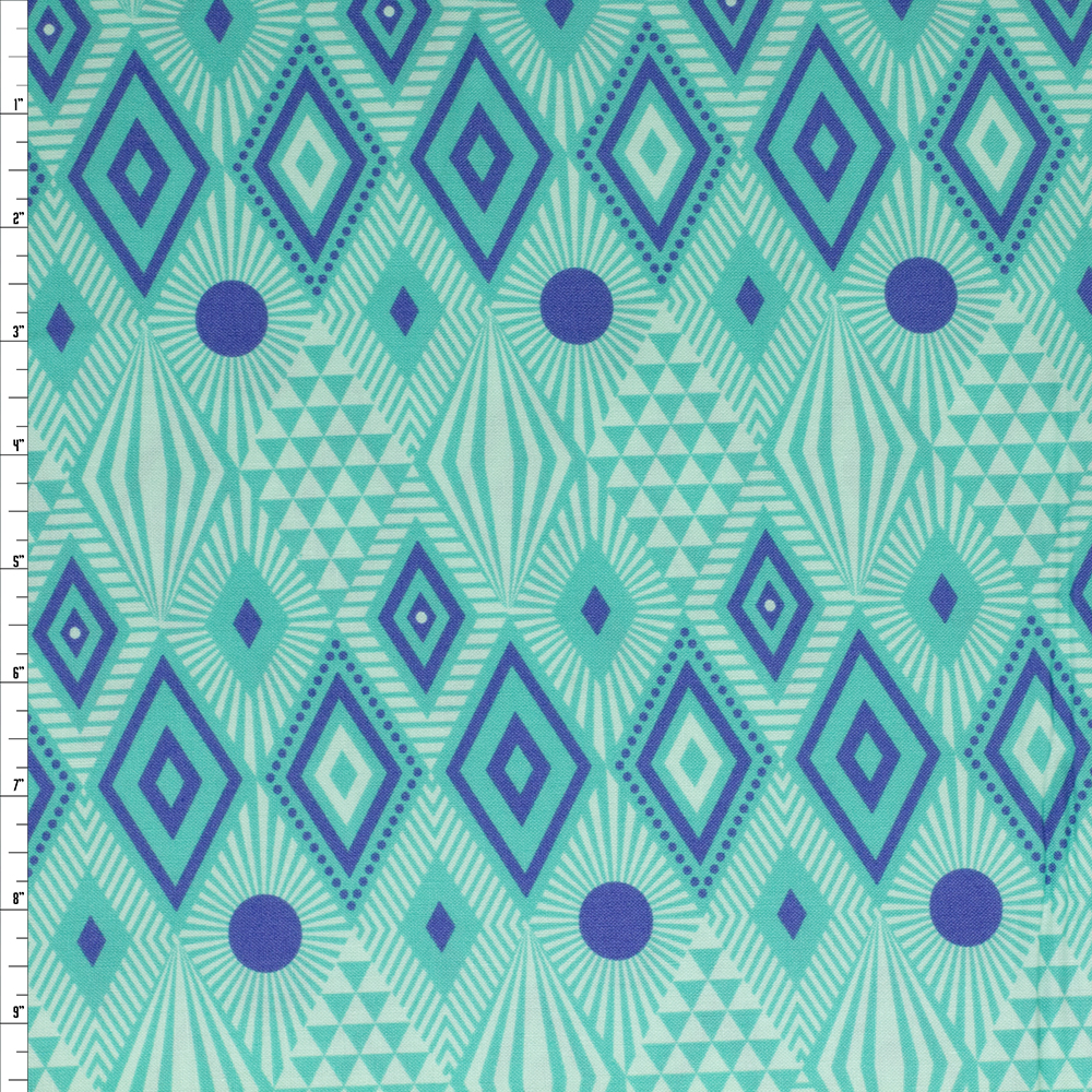 Lagoon Lucy Cotton Print By Tula Pink #28065 Fabric By The Yard