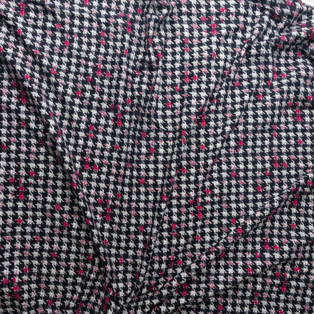 Houndstooth Xiv Armour Stretch Cotton Jersey Knit From Art Gallery Fabrics Fabric By The Yard - Wide shot