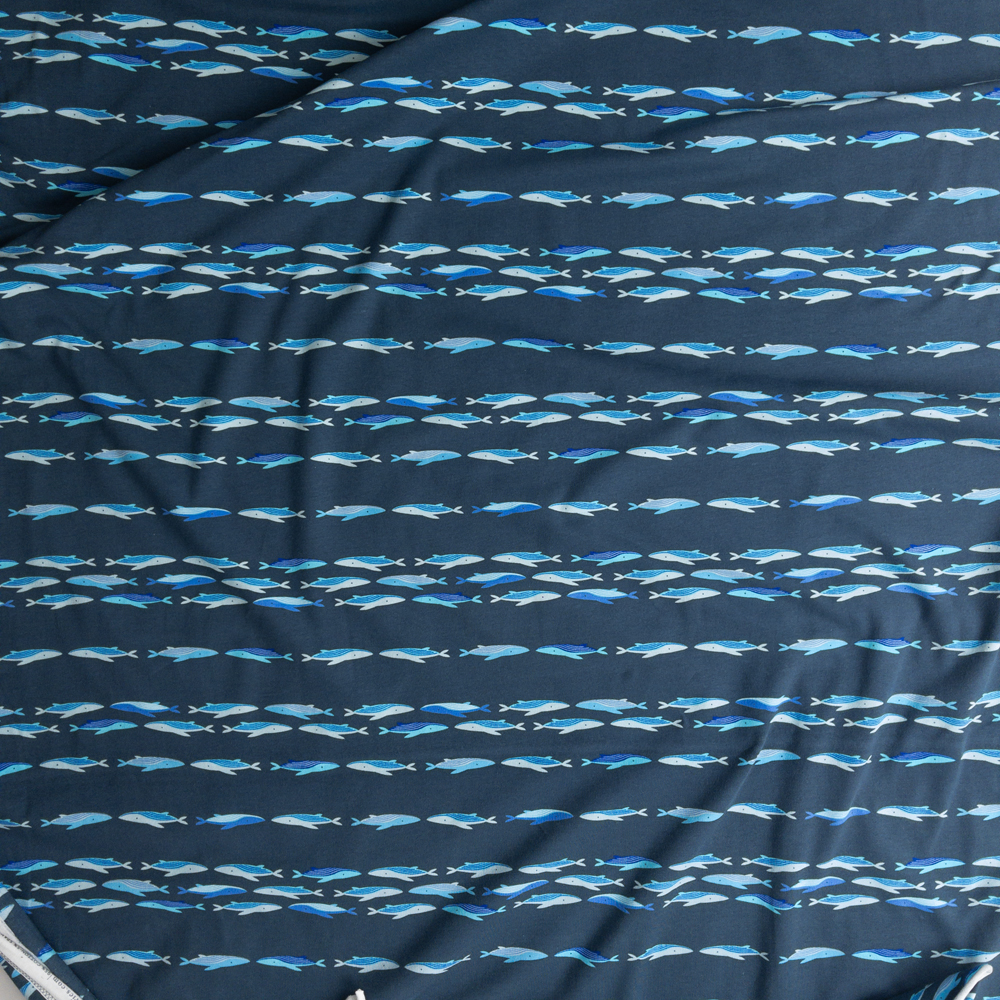 Oceania Nightlight Stretch Cotton Jersey Knit From Art Gallery Fabrics Fabric By The Yard - Wide shot