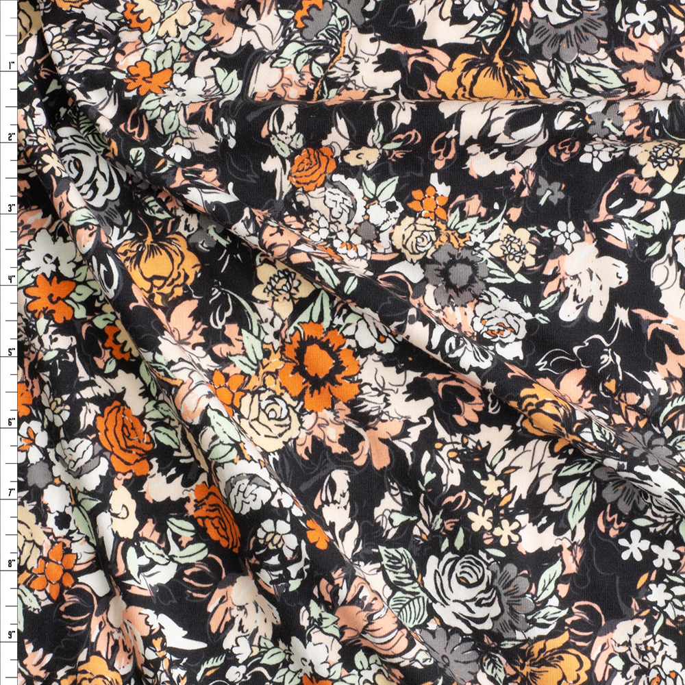 Millefiori Silkroad Stretch Cotton Jersey Knit From Art Gallery Fabrics Fabric By The Yard