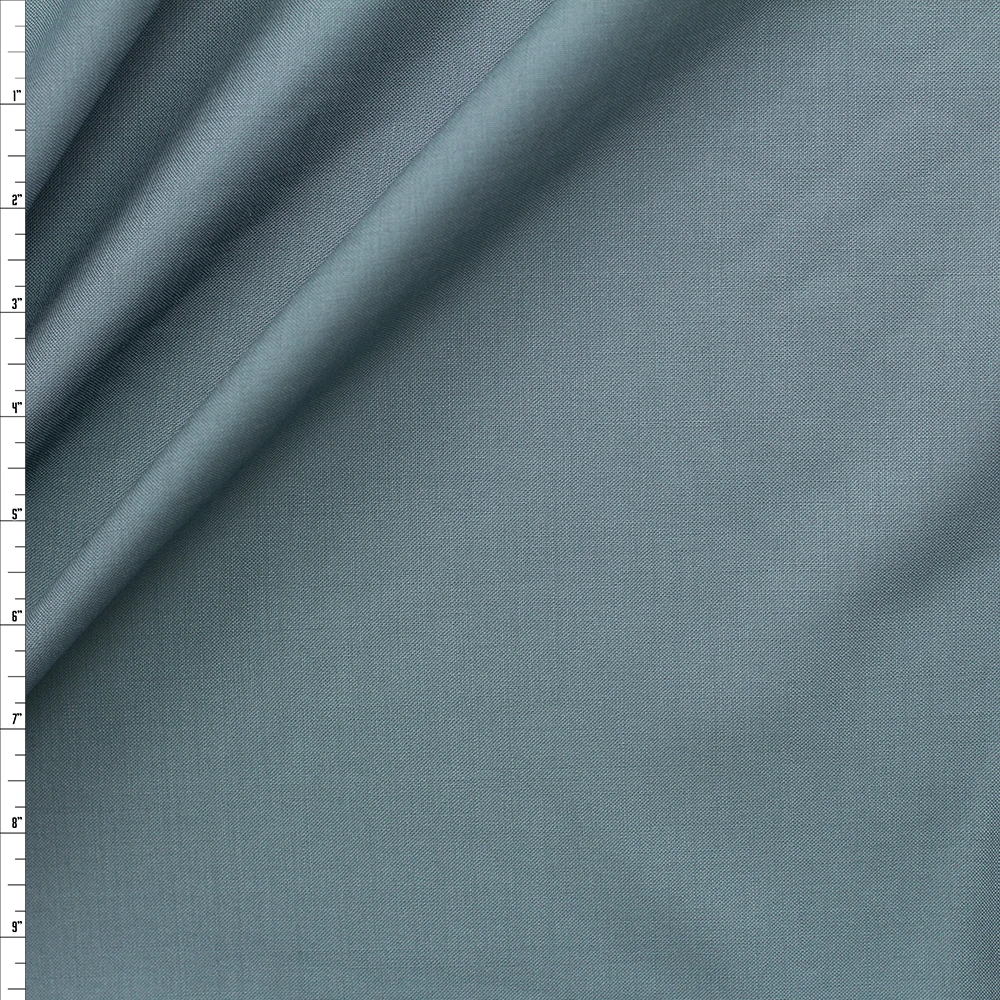 Glacier Grey Stretch Wool Suiting #28160 Fabric By The Yard