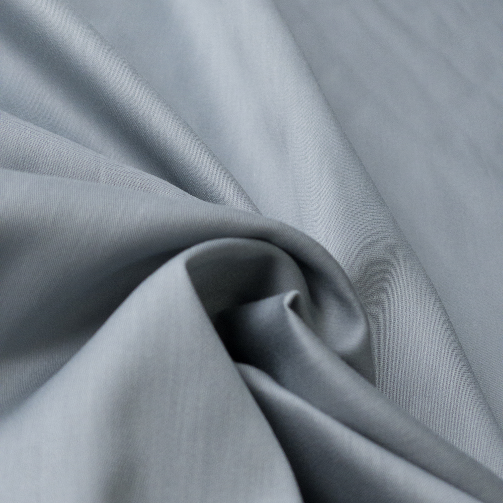 Steel Cotton Sateen Shirting #28178 Fabric By The Yard - Wide shot