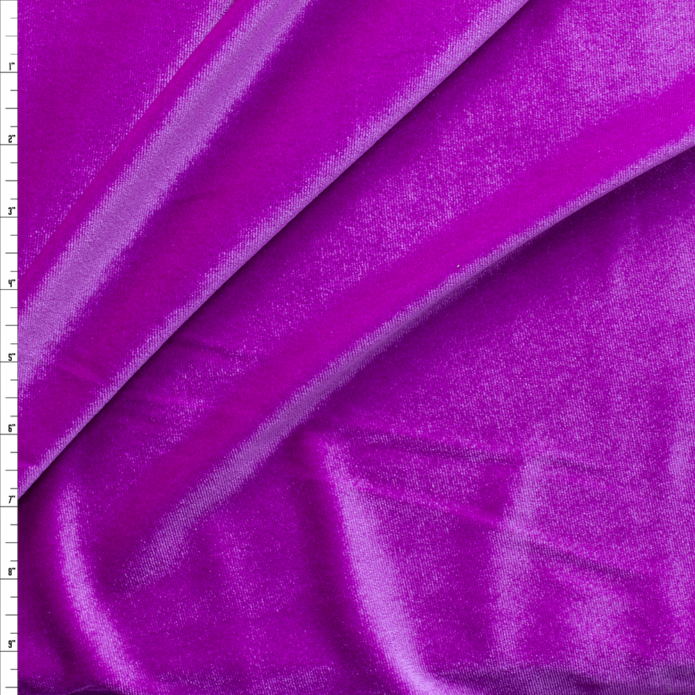 Bright Orchid Del Rio Stretch Velvet