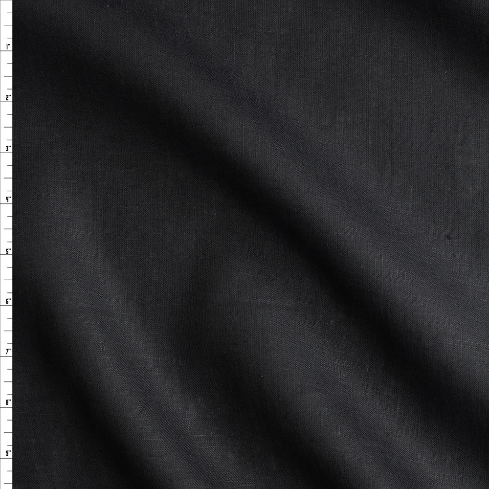 Black Linen #28321 Fabric By The Yard