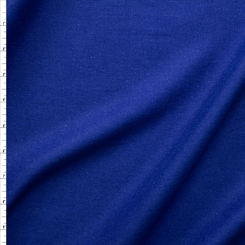 Tahoe Blue Santa Barbara Rayon/Linen #28339 Fabric By The Yard - Wide shot