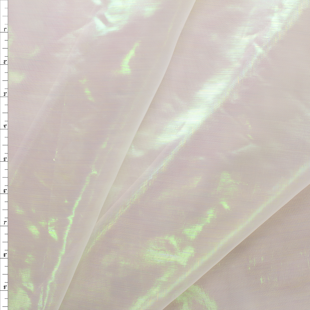 White Magic Mirror Organza #28367 Fabric By The Yard - Wide shot