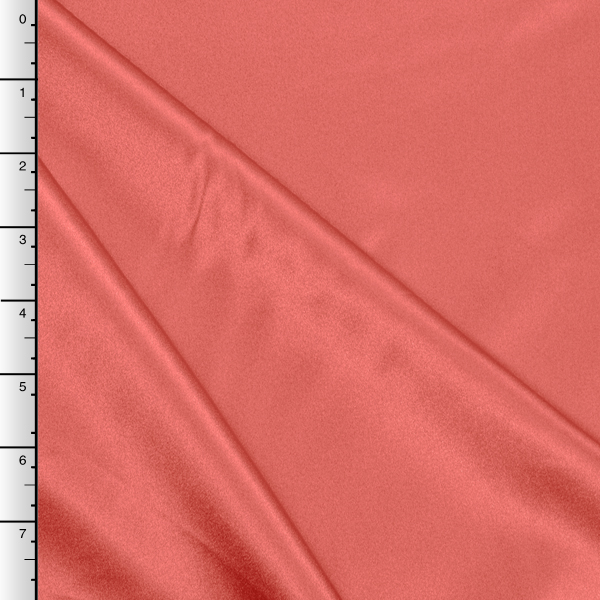 Coral Midweight Bridal Satin