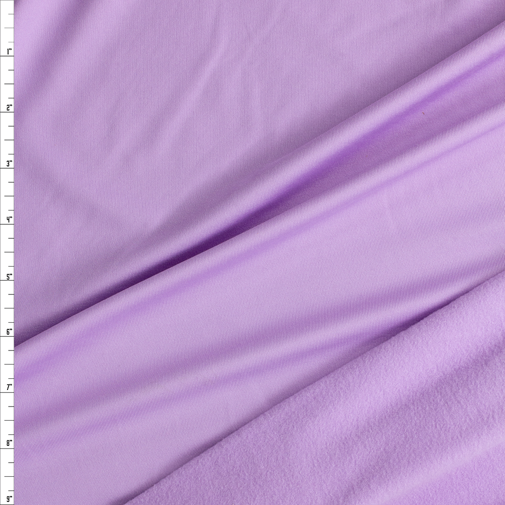 Lavender Stretch Sweatshirt Fleece From Rainbeau Fabric By The Yard