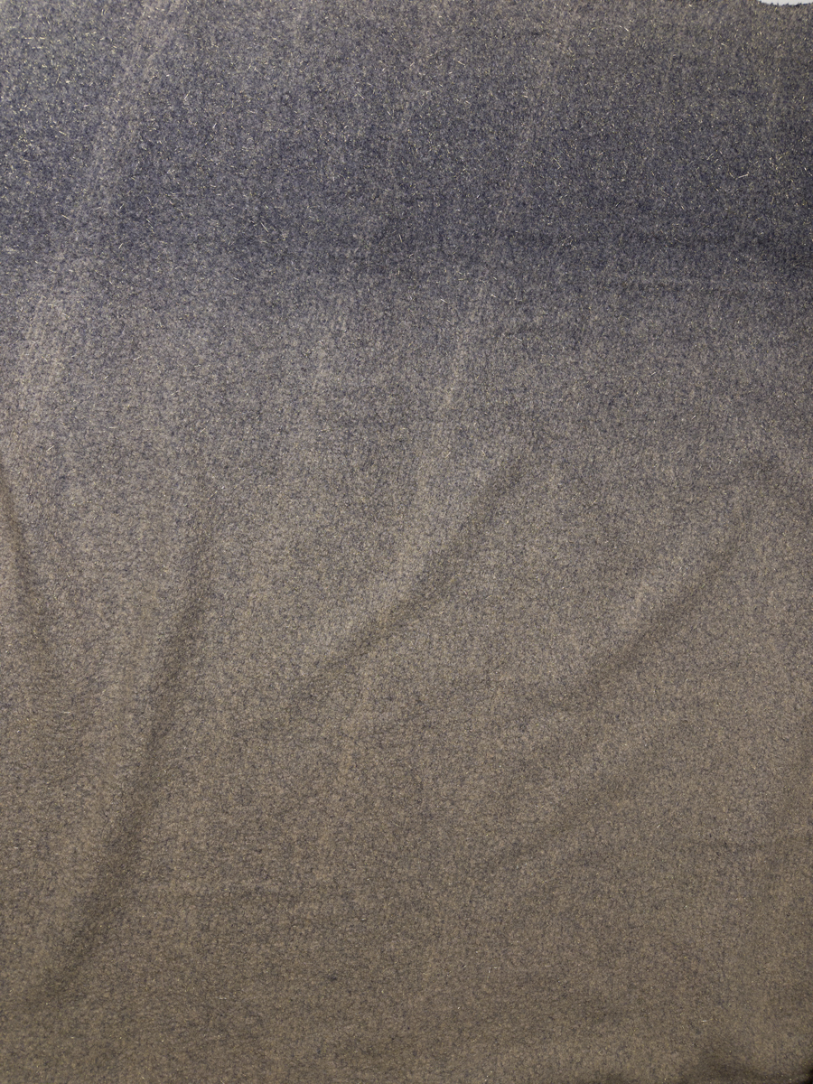 Gold Flecked Tan/Grey Ombre Designer Italian Boiled Wool #28559 Fabric By The Yard - Wide shot
