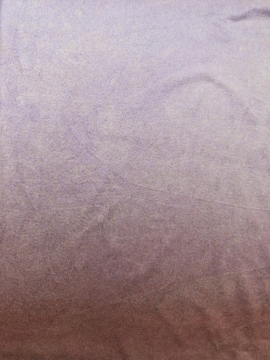 Ash/Raspberry Ombre Designer Italian Boiled Wool #28560 Fabric By The Yard - Wide shot