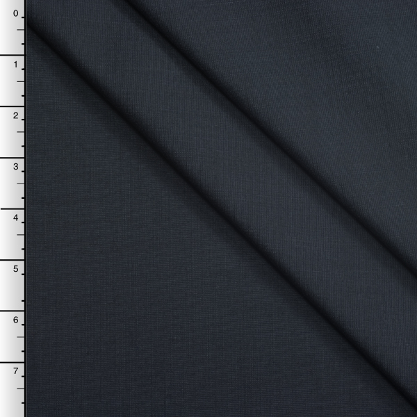 Karen Klein Navy Blue Textured Lightweight Poly/Rayon Suiting
