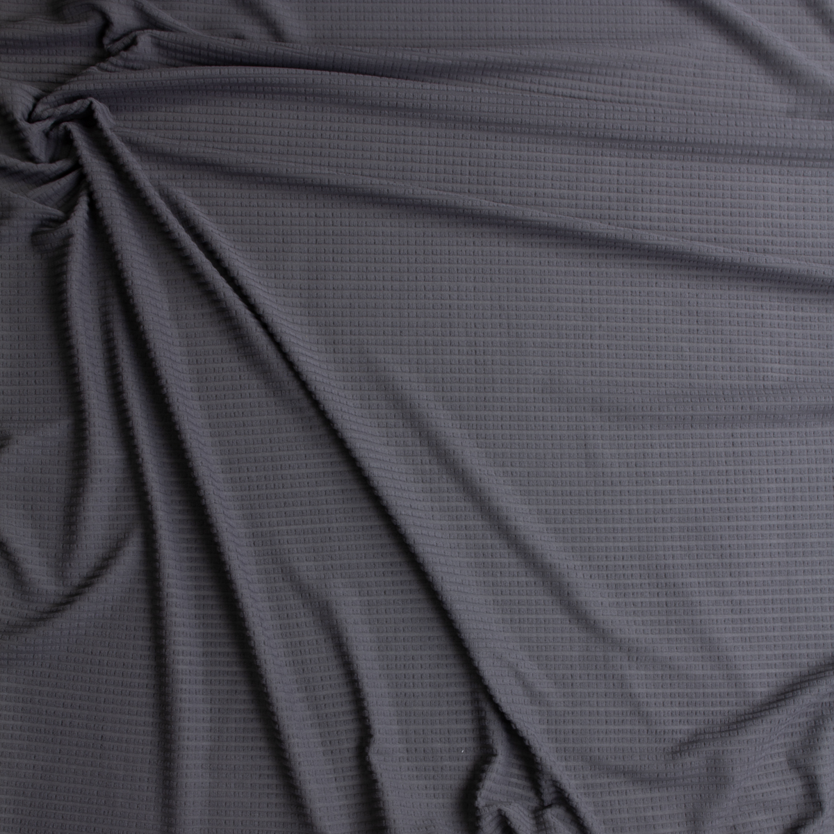 Charcoal Polartec Power Grid #28715 Fabric By The Yard - Wide shot
