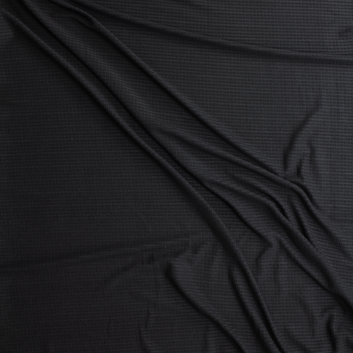 Black Polartec Power Grid #28717 Fabric By The Yard - Wide shot