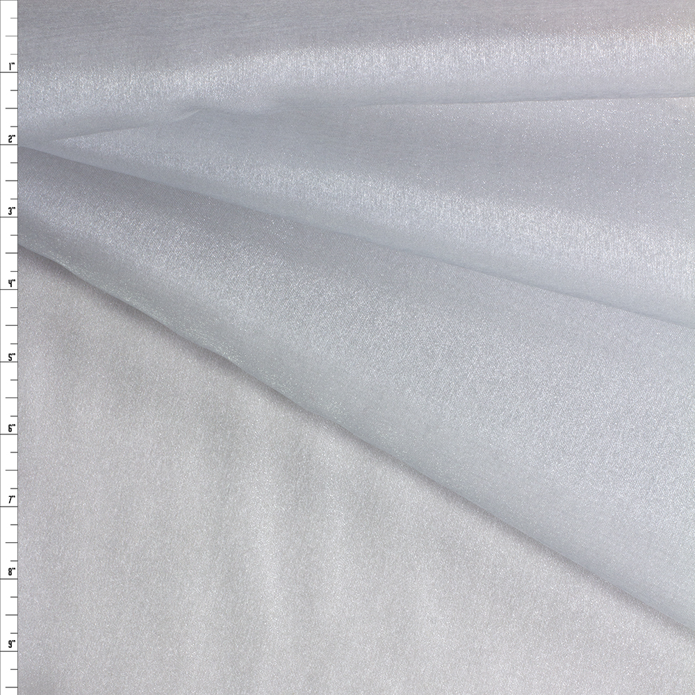 Silver Japanese Crystal Organza #28725 Fabric By The Yard
