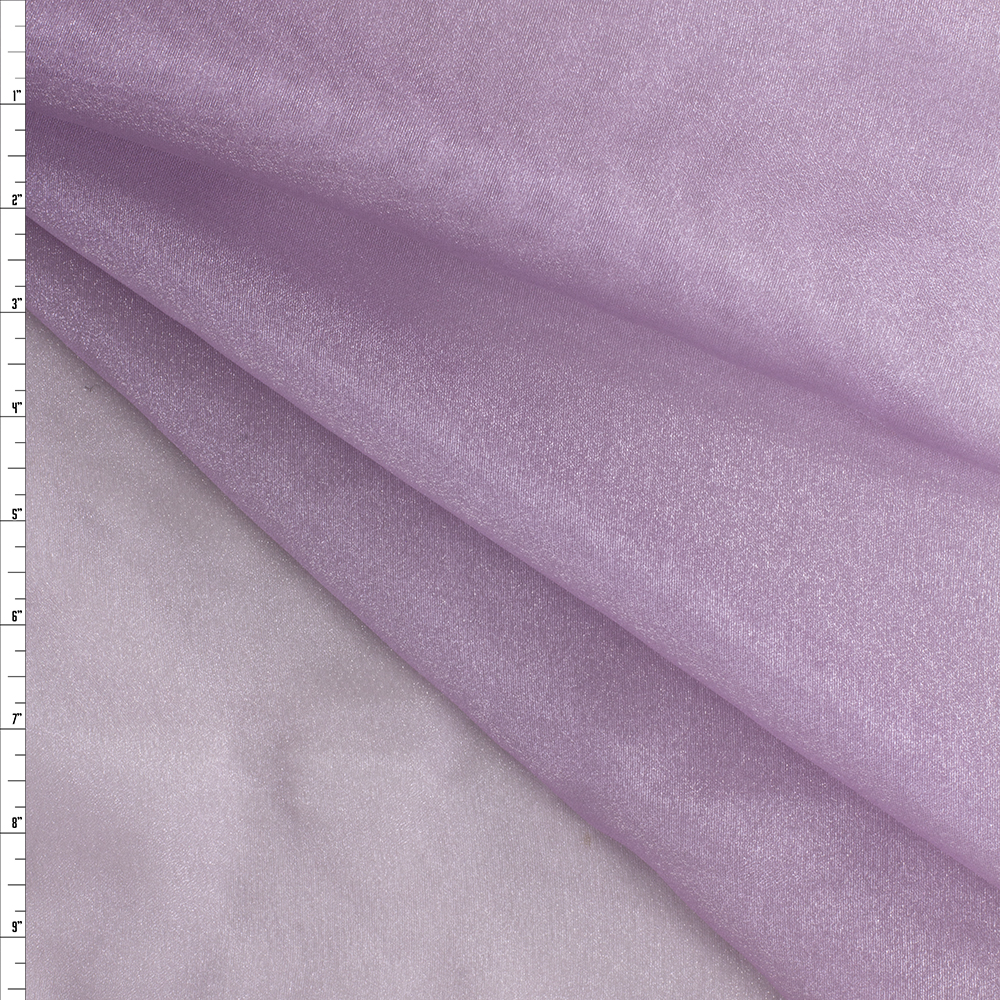 Dusty Lavender Japanese Crystal Organza #28727 Fabric By The Yard