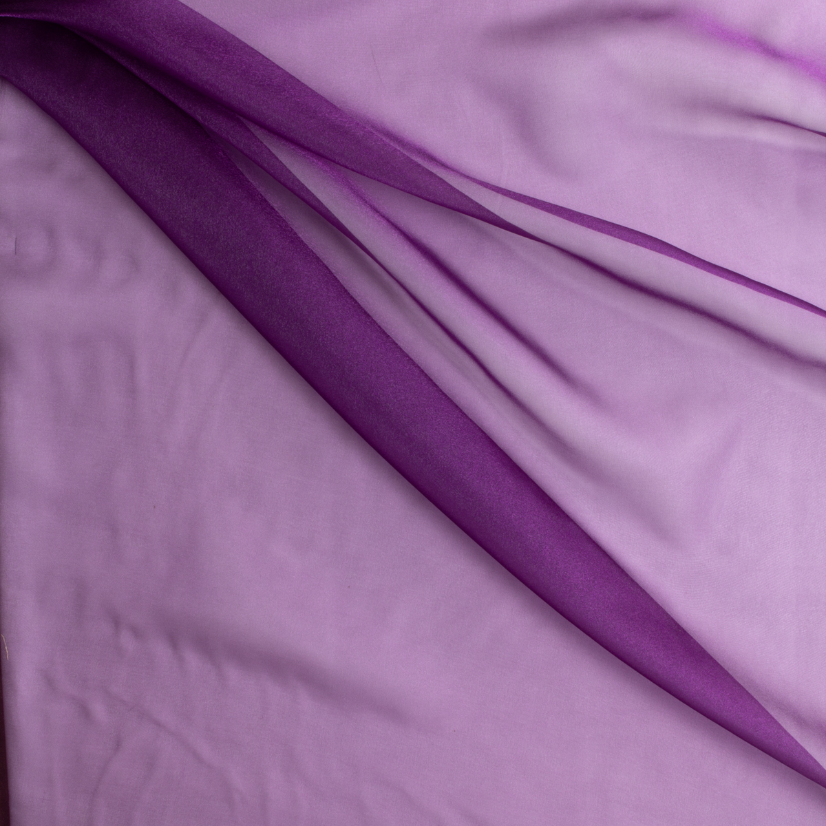 Plum Japanese Crystal Organza #28728 Fabric By The Yard - Wide shot