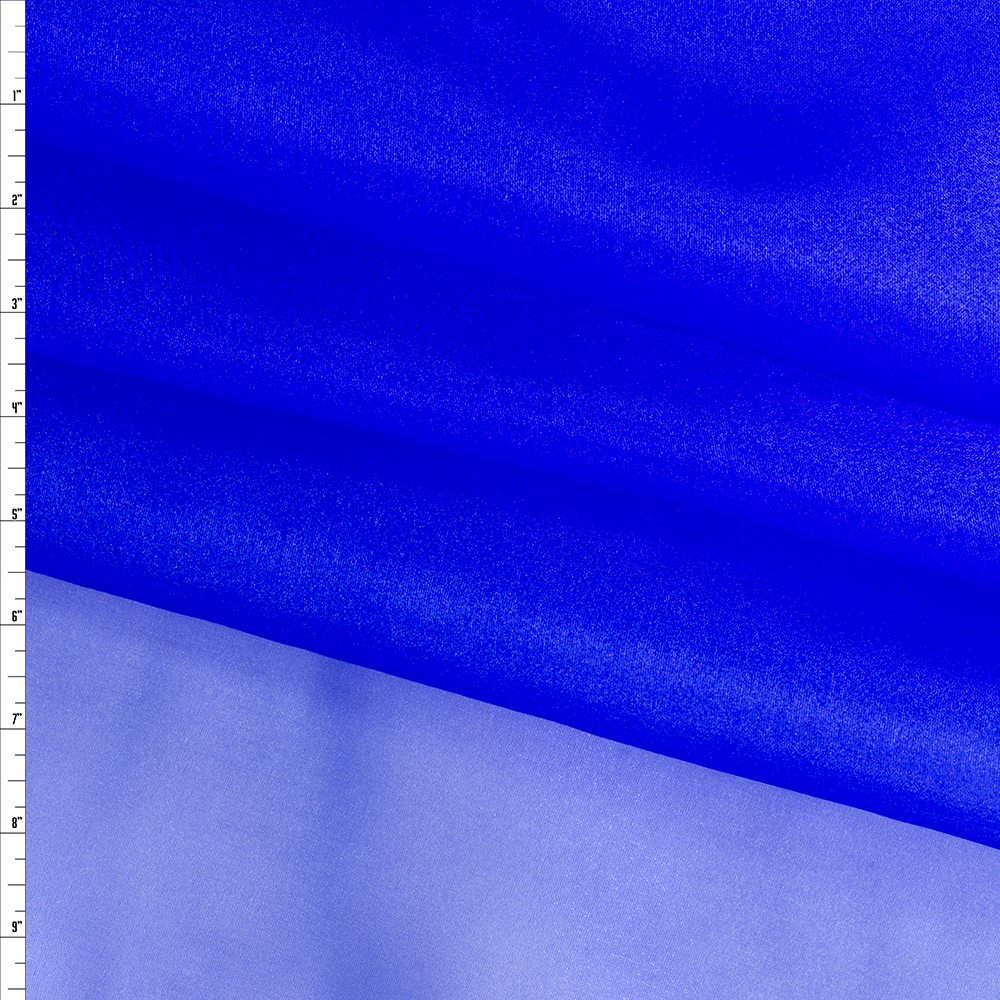 Royal Blue Japanese Crystal Organza #28731 Fabric By The Yard