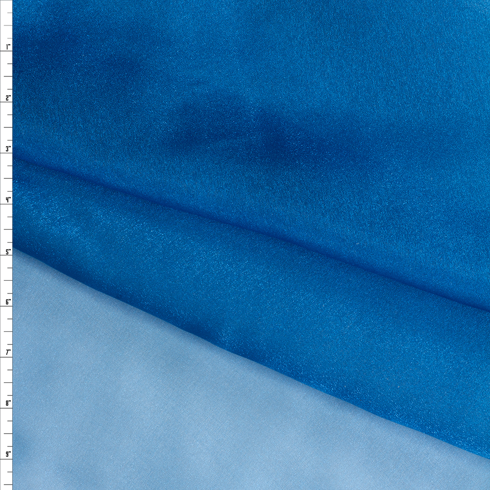 Teal Japanese Crystal Organza #28732 Fabric By The Yard