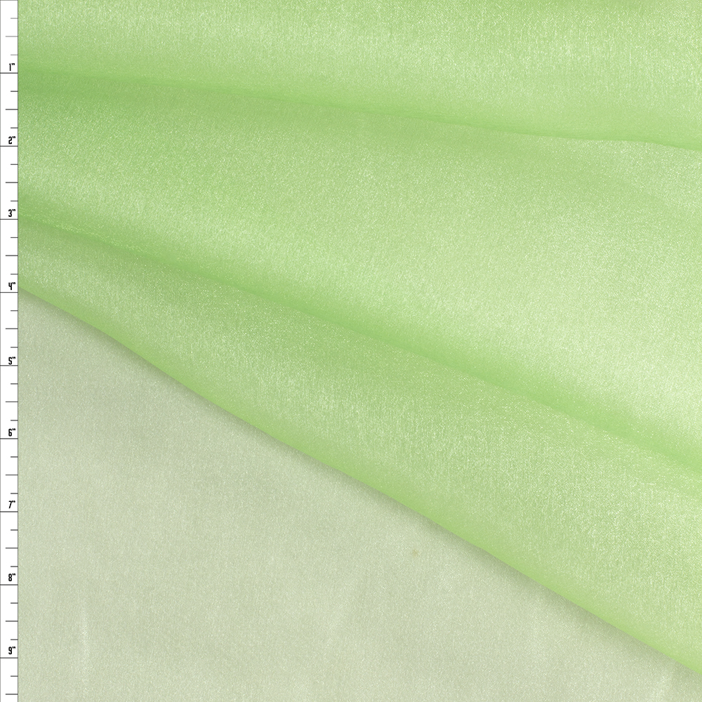 Sage Japanese Crystal Organza #28734 Fabric By The Yard