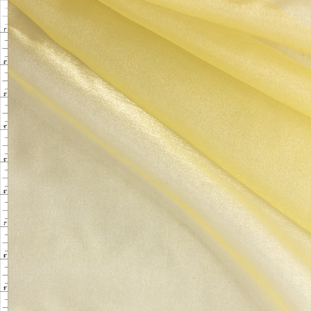 Gold Japanese Crystal Organza #28737 Fabric By The Yard