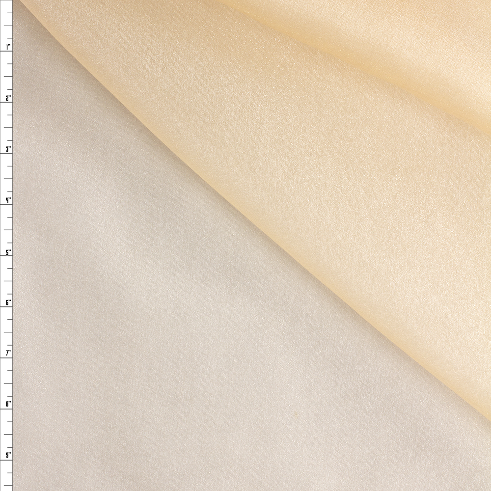 Peach Japanese Crystal Organza #28738 Fabric By The Yard