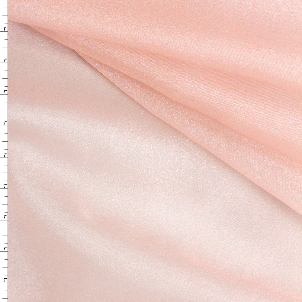 Blush Japanese Crystal Organza #28739 Fabric By The Yard