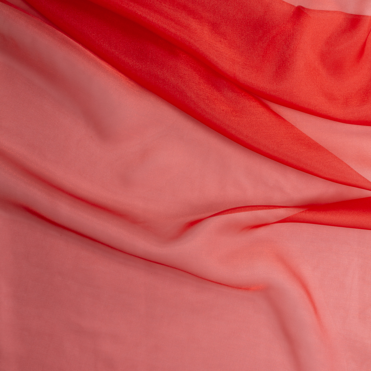 Red Japanese Crystal Organza #28740 Fabric By The Yard - Wide shot