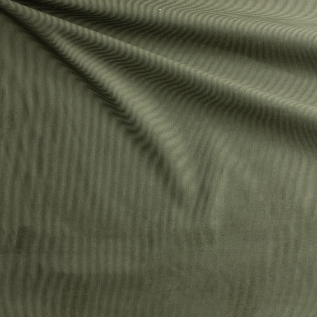 Olive 14 Wale Corduroy From Robert Kaufman #28761 Fabric By The Yard - Wide shot