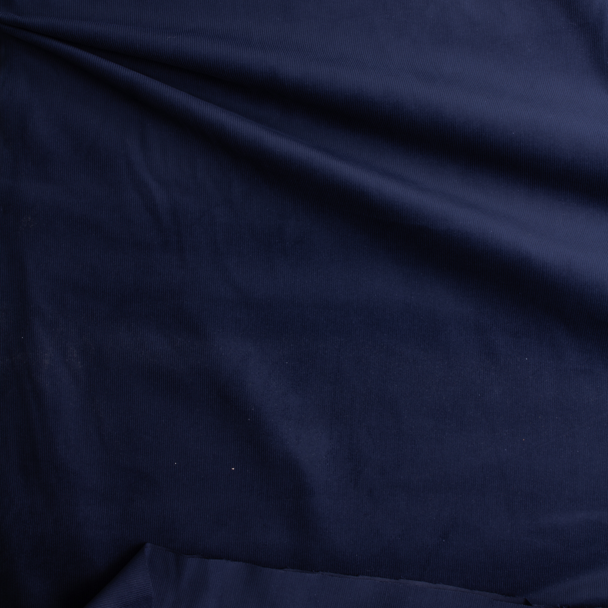 Navy 14 Wale Corduroy From Robert Kaufman #28766 Fabric By The Yard - Wide shot