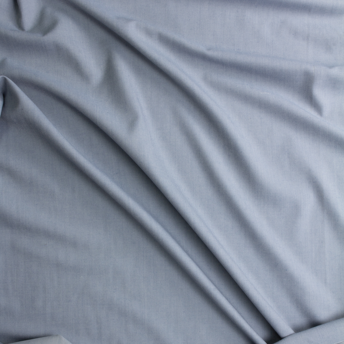 Light Blue Twill Weave Italian Suiting #28787 Fabric By The Yard - Wide shot