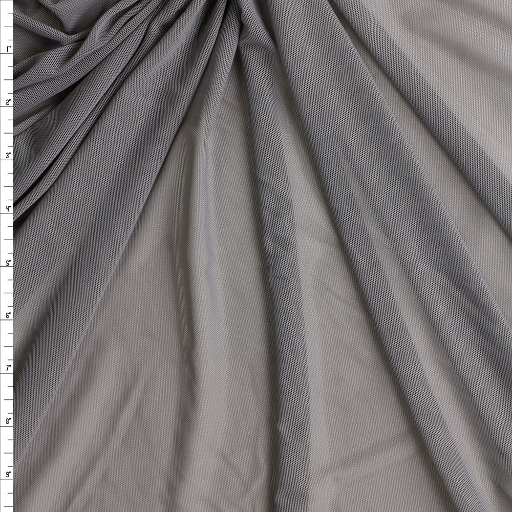 Charcoal Power Mesh #28835 Fabric By The Yard