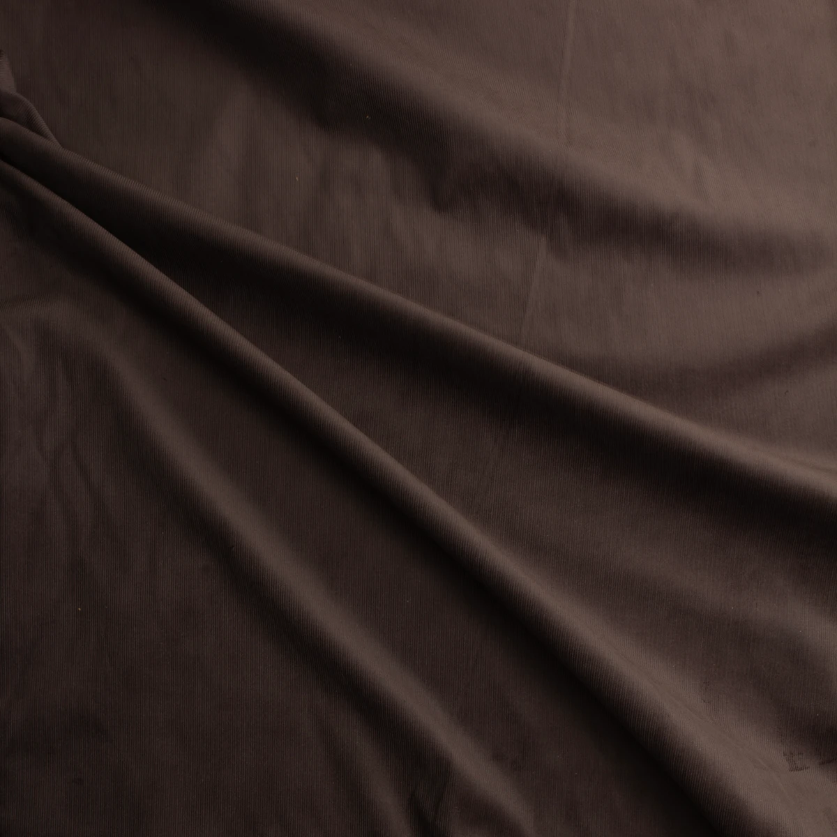 Brown Stretch Baby Wale Corduroy #28907 Fabric By The Yard - Wide shot