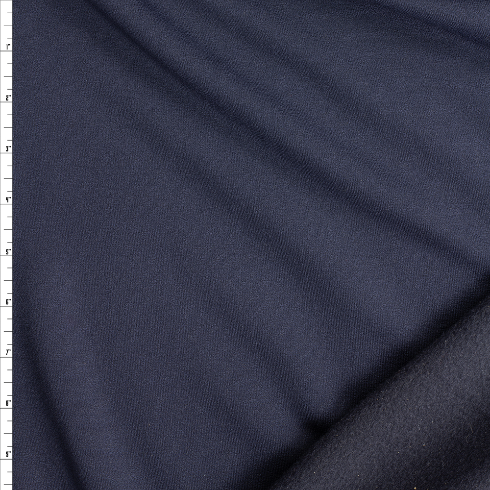 Navy Polartec Sweatshirt Fleece #28930 Fabric By The Yard