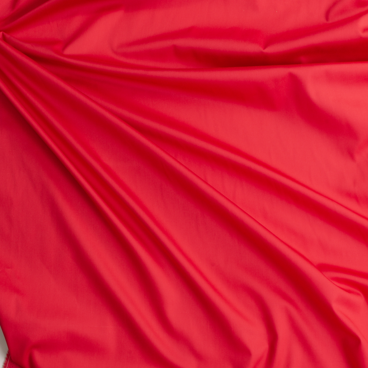 Red Laurent Stretch Sateen From Robert Kaufman #28988 Fabric By The Yard - Wide shot