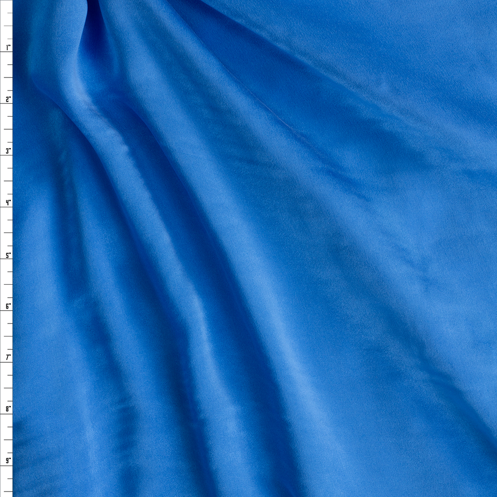 Turquoise Silk Crepe Back Satinn #29030 Fabric By The Yard