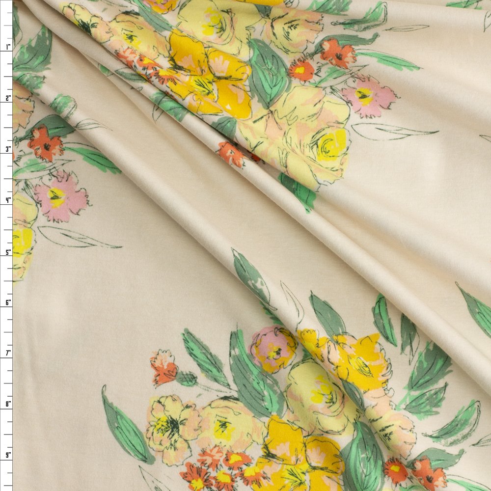 Extempore Fest Cotton/Spandex Jersey Knit from Art Gallery Fabrics #29072 Fabric By The Yard