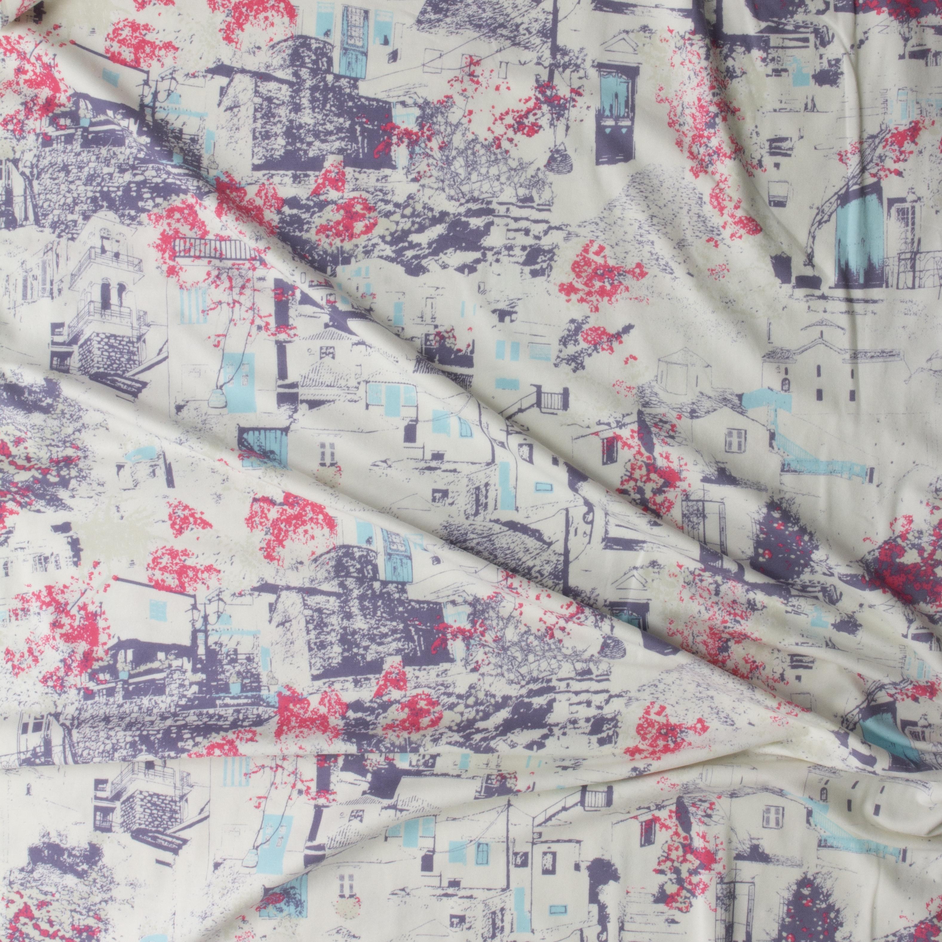 Chora Winds Cotton/Spandex Jersey Knit from Art Gallery Fabrics #29082 Fabric By The Yard - Wide shot