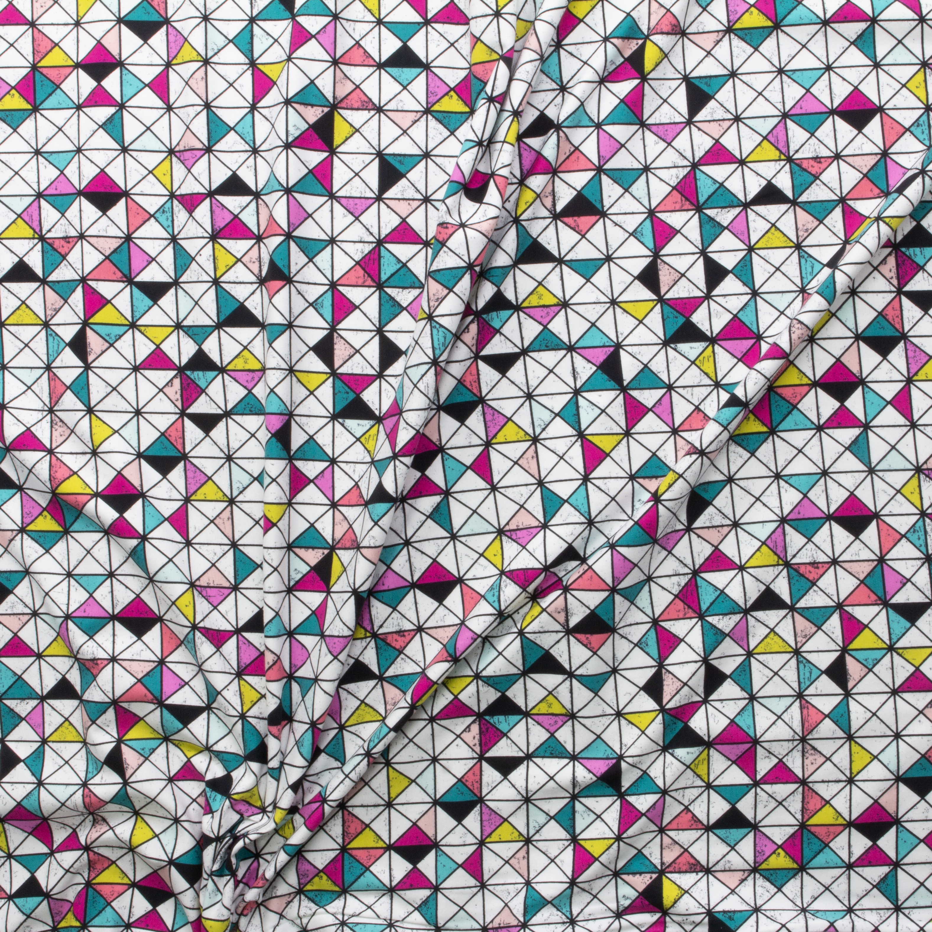 Vitrine Gems Cotton/Spandex Jersey Knit from Art Gallery Fabrics #29083 Fabric By The Yard - Wide shot