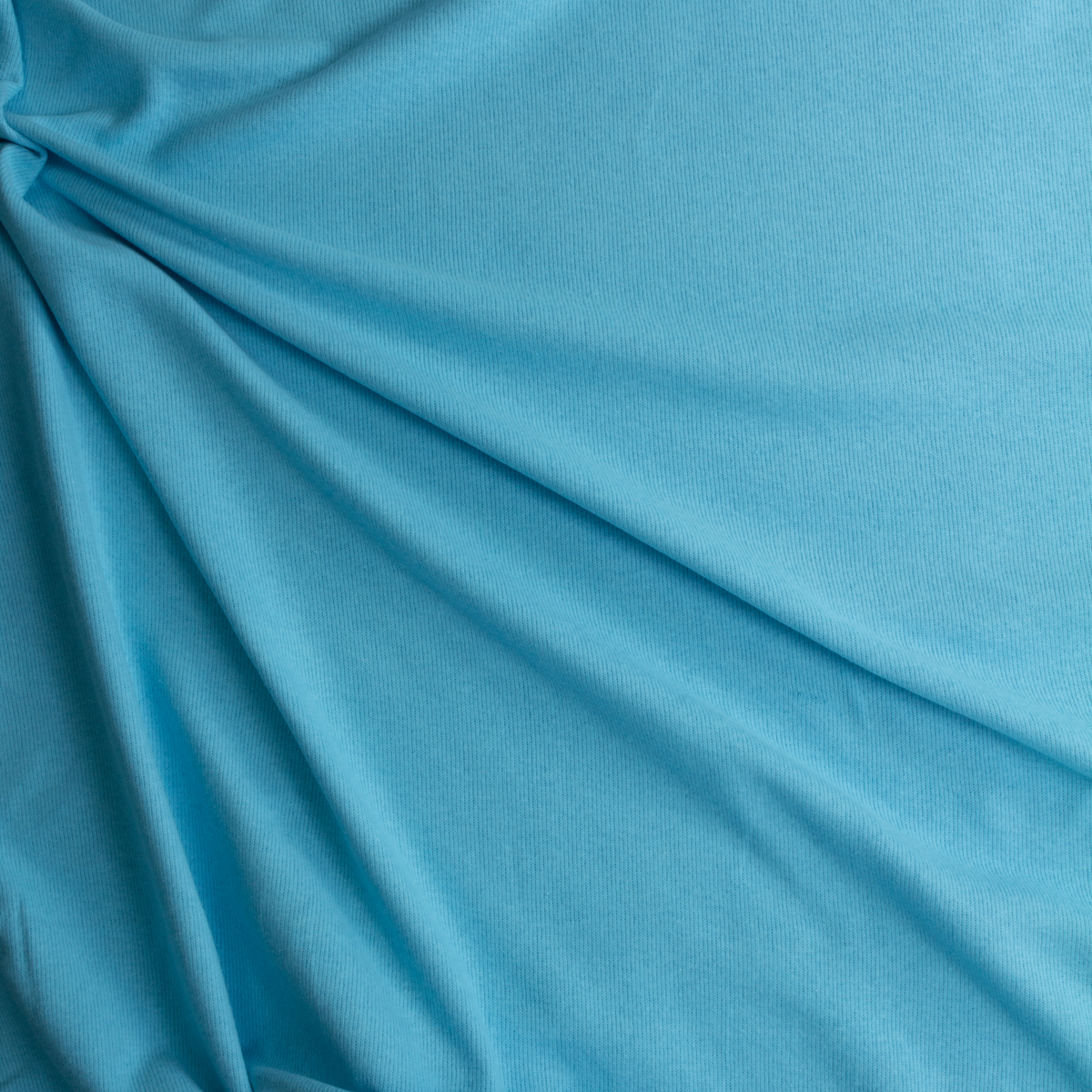 Aqua Brushed Rib Double Sweater Knit #29103 Fabric By The Yard - Wide shot
