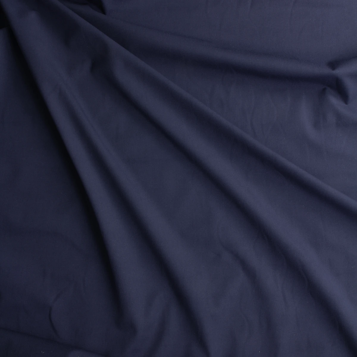 Navy NYC Designer 4-way Stretch Cotton Twill #29115 Fabric By The Yard - Wide shot