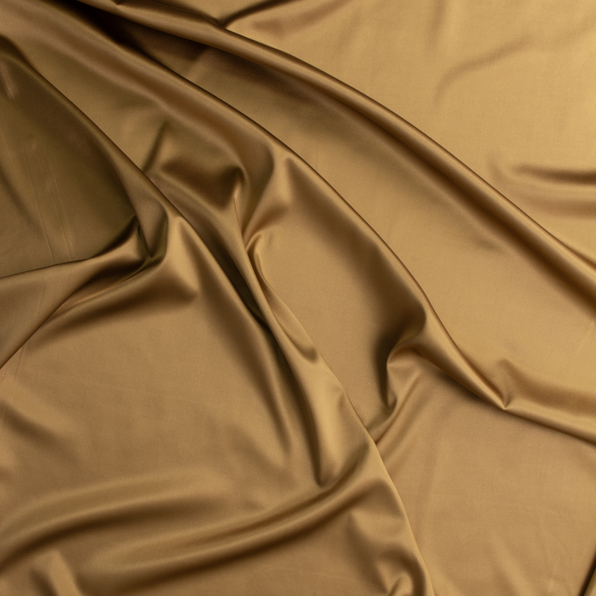 Tan Stretch Silk Charmeuse #29246 Fabric By The Yard - Wide shot