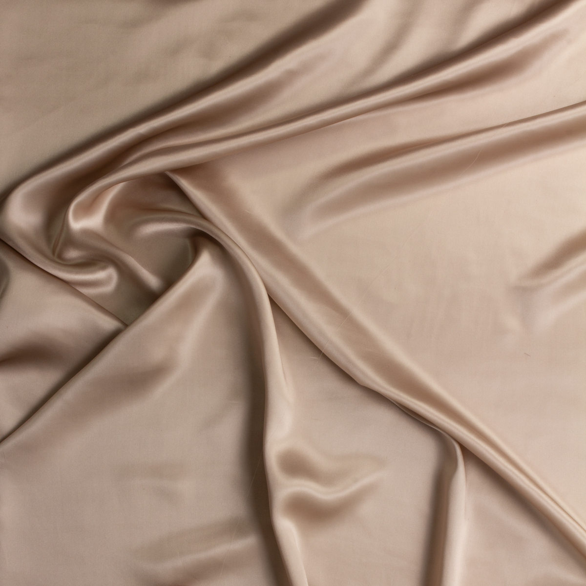Light tan Silk Charmeuse #29247 Fabric By The Yard - Wide shot