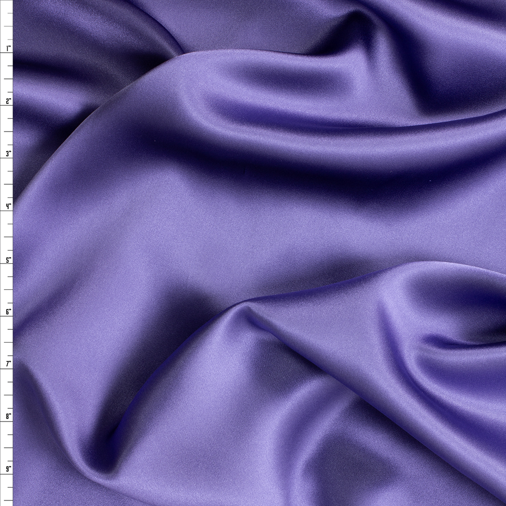 Violet Silk Charmeuse #29251 Fabric By The Yard