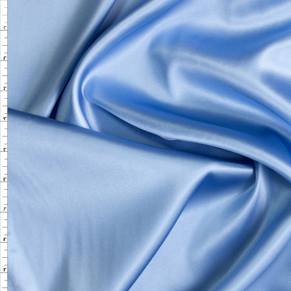 Sky Stretch Silk Charmeuse #29253 Fabric By The Yard