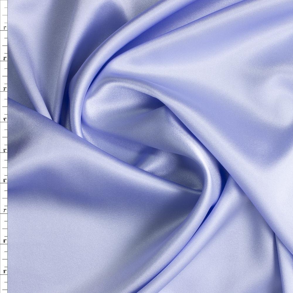 Baby blue Stretch Silk Charmeuse #29255 Fabric By The Yard